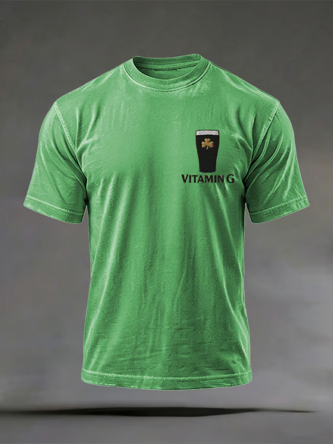 Vitamin G Saint Patrick's Day Shirt St Patricks Day T-Shirts Gifts For Husband