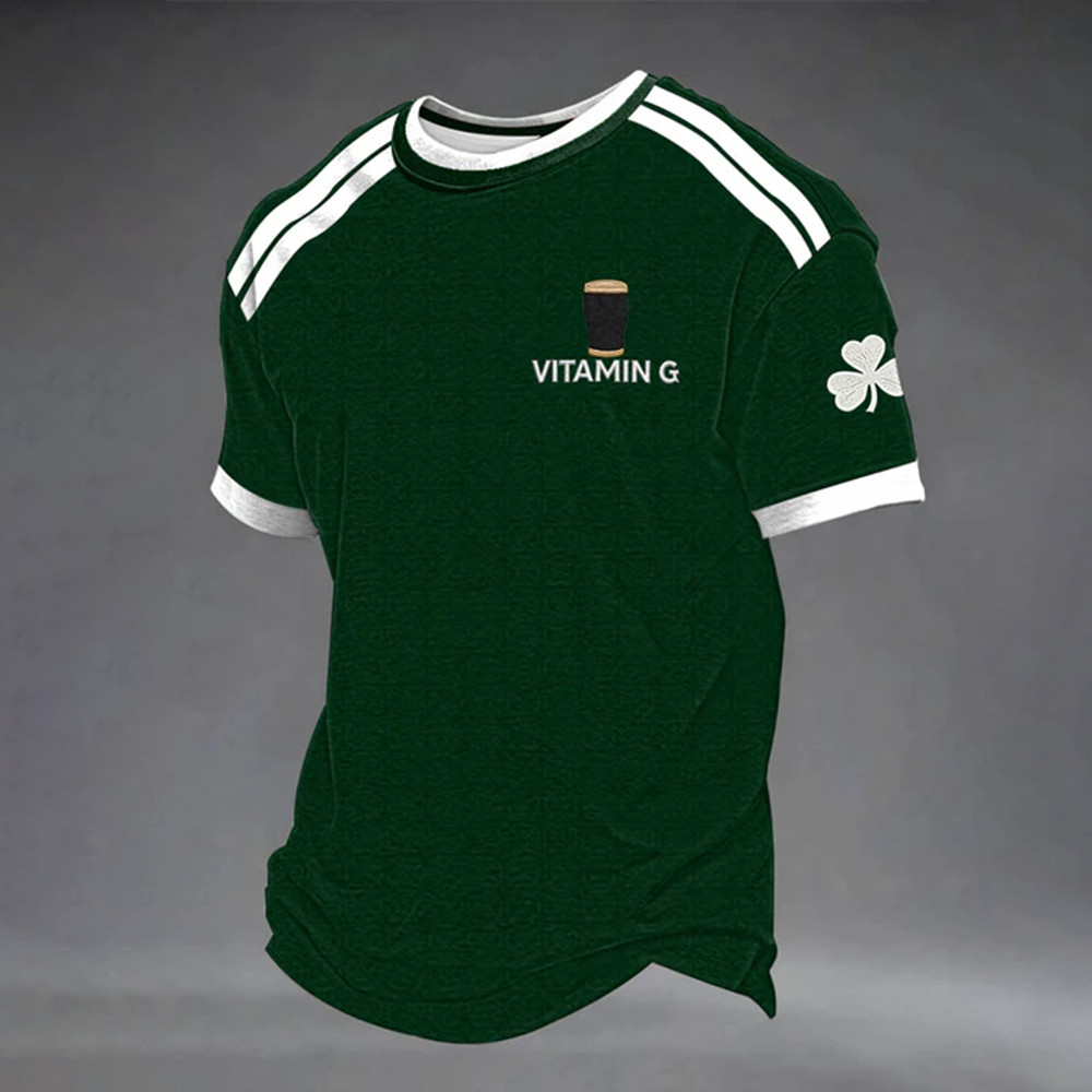 Vitamin G Saint Patrick's Day T-Shirt St Patrick Of Ireland Clothes Gift For Boyfriend