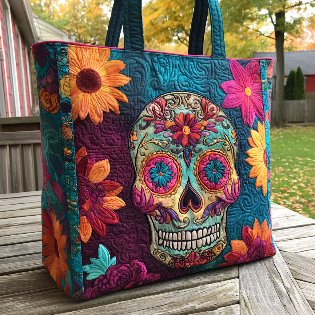 Viva el Recuerdo Quilted Tote Bag Gifts For Someone Who Likes Cats