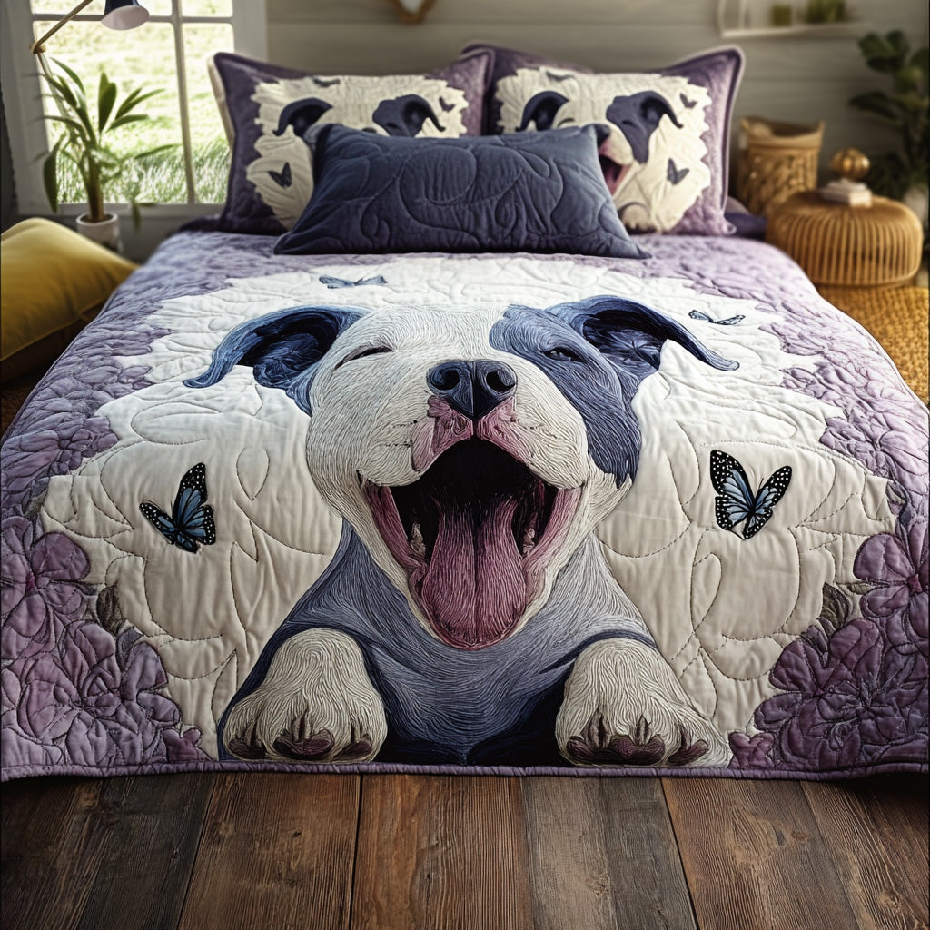 Vivid Guardian Quilted Bedding Set Bedroom Decorations Doggy Presents For Christmas