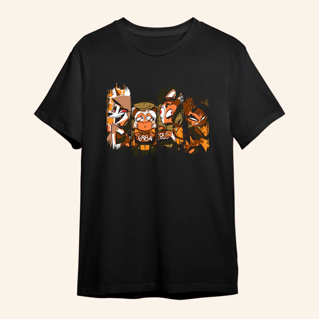 Vivziepop Merch IMP Mugshot T-Shirt Helluva Boss Merch Gifts For Friends