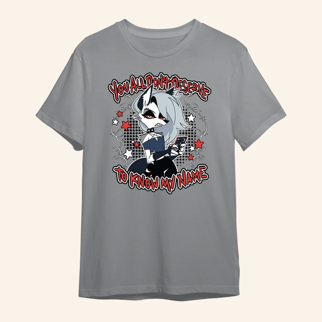 Vivziepop Merch My Name T-Shirt Helluva Boss Loona Shirt Gifts For Girlfriend