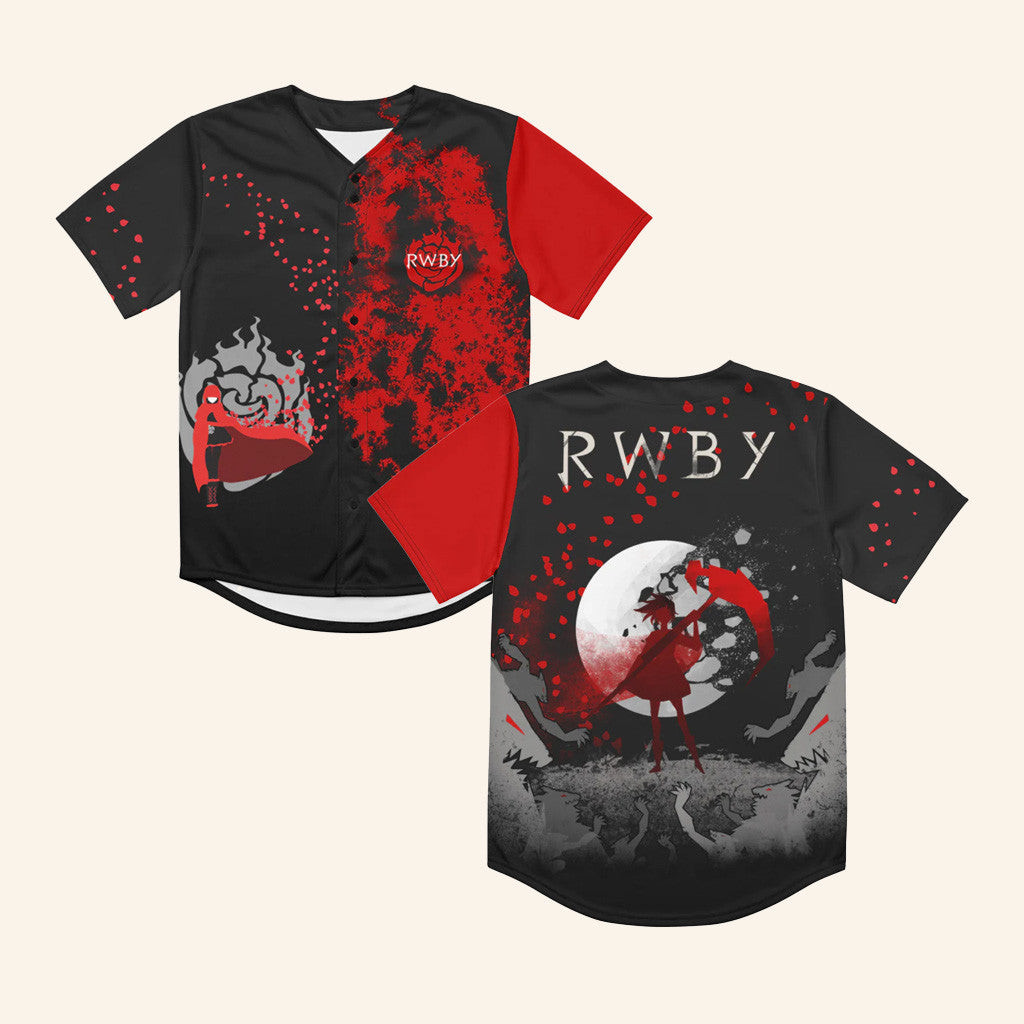 VIZ Merch Rwby Ruby Rose Baseball Jersey Gifts For Him VIZ Merch Rwby Ruby Rose Baseball Jersey Gifts For Him
