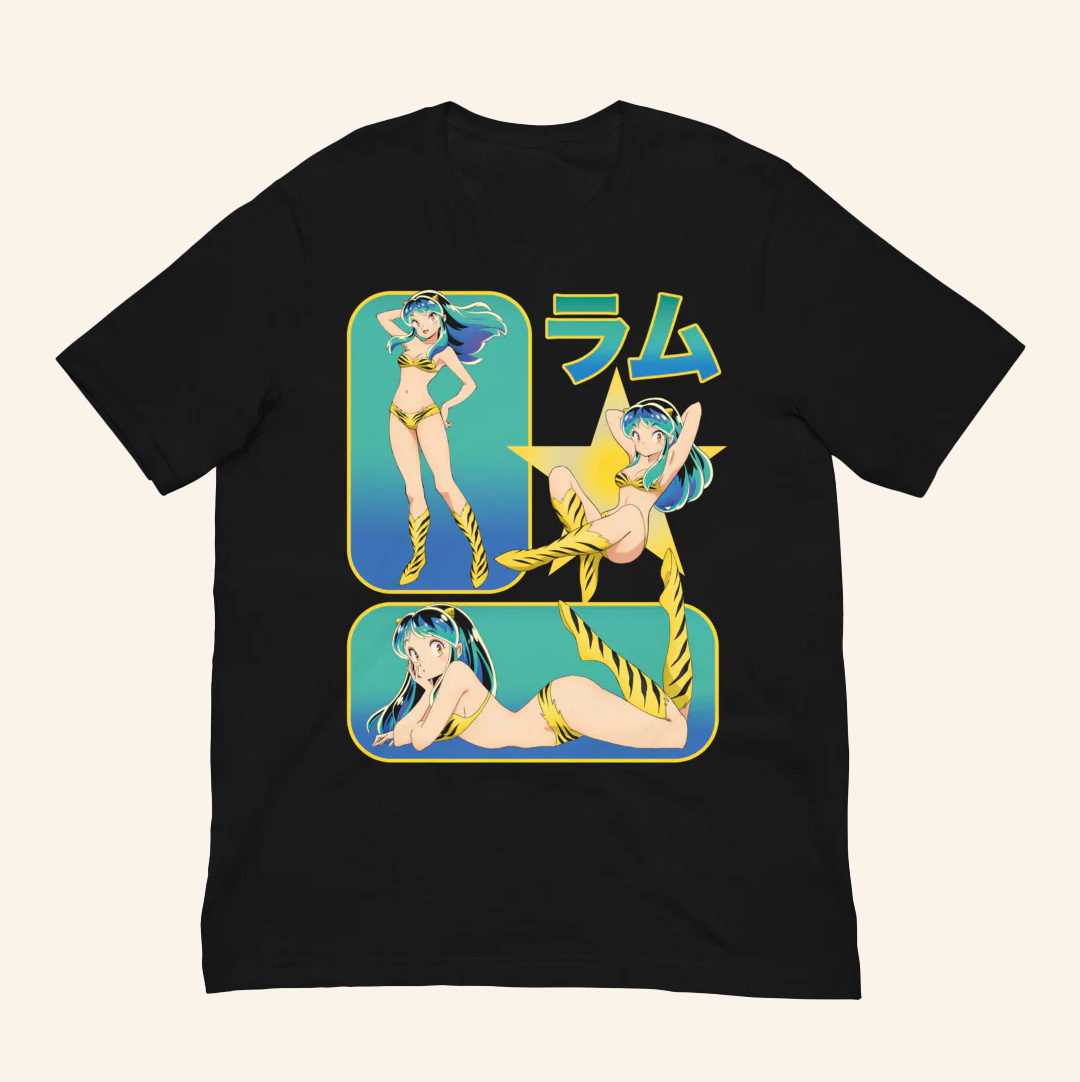 Viz Merch Urusei Yatsura Heartthrob T-Shirt Birthday Gifts For Friends Viz Merch Urusei Yatsura Heartthrob T-Shirt Birthday Gifts For Friends