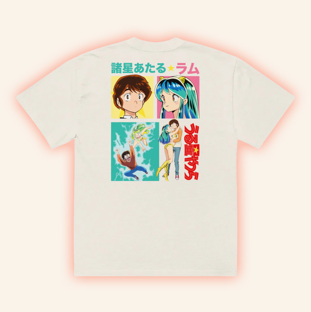 Viz Merch Urusei Yatsura Lum And Ataru T-Shirt Gift Ideas For Daughter Viz Merch Urusei Yatsura Lum And Ataru T-Shirt Gift Ideas For Daughter