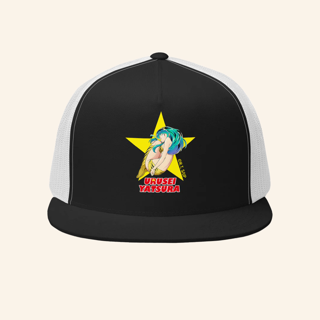 Viz Merch Urusei Yatsura Star Trucker Hat Snapback Gifts For Best Friends Viz Merch Urusei Yatsura Star Trucker Hat Snapback Gifts For Best Friends
