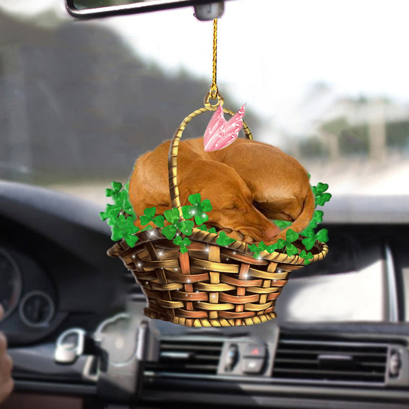 Vizsla Dog Sleeping Ornament Lucky Fairy Animal Ornament