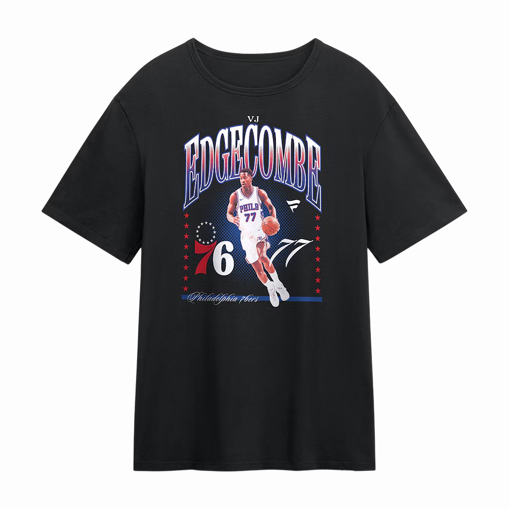 VJ Edgecombe Philadelphia 76ers T-Shirt 2026 NBA Playoffs Merch Basketball Gear For Brother