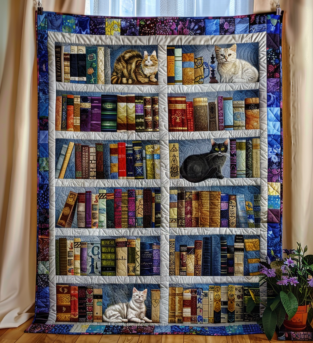 Volume Vault Quilted Blanket Unique Cat Gifts