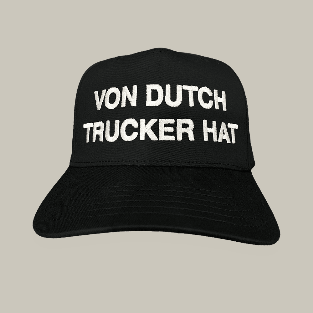 Von Dutch Trucker Hat Early 2000s Merch Celebrity Cap Unique Gift For Friends
