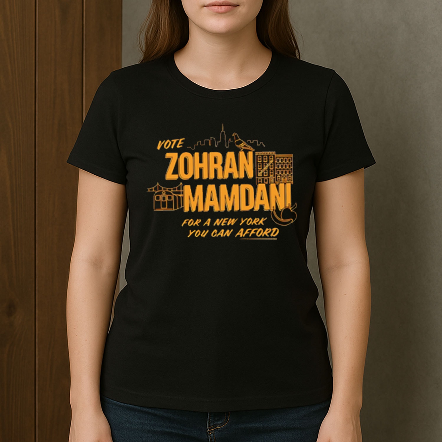 Vote Zohran Mamdani T-Shirt New York You Can Afford Political Supporter Tee Gift For Voters