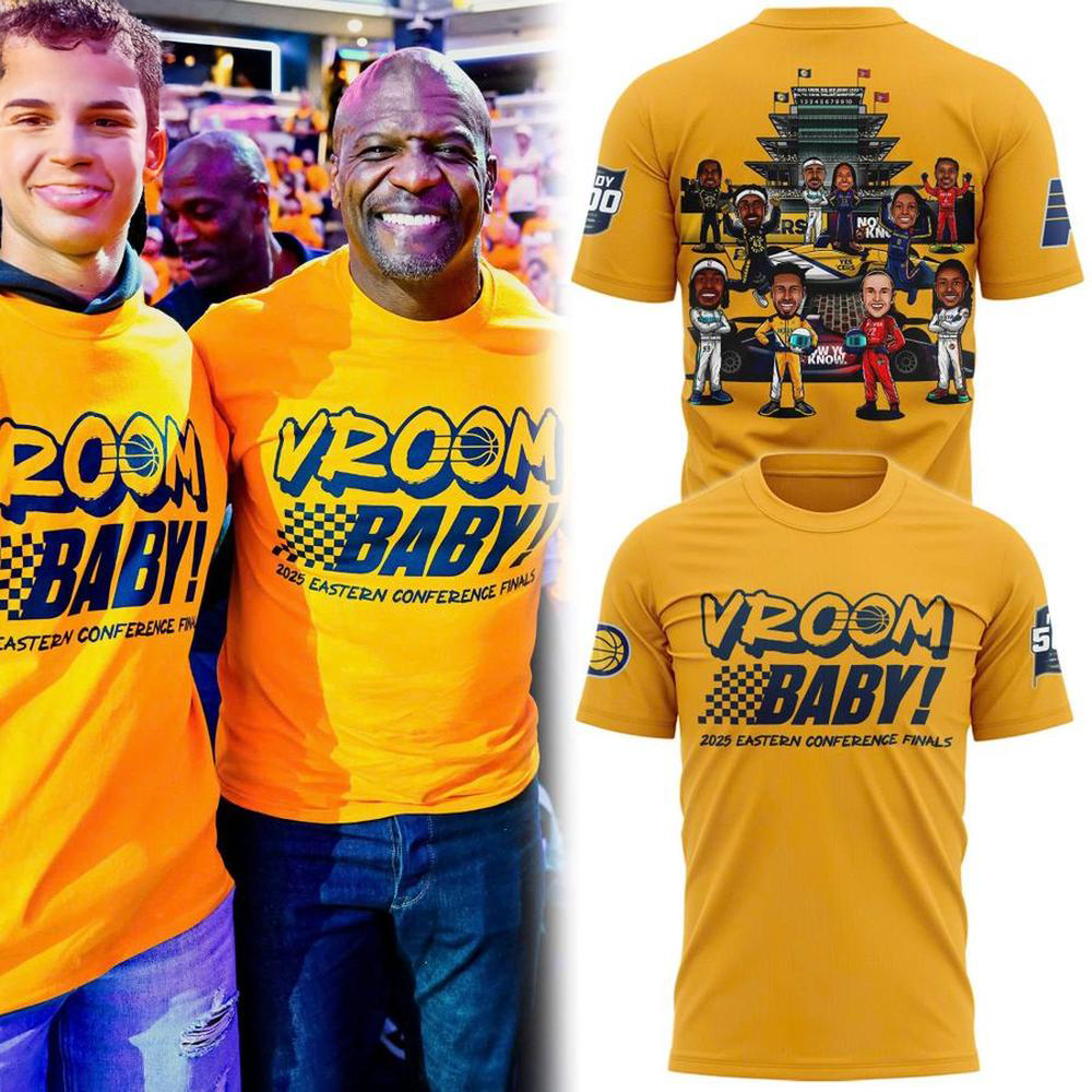 Vroom Baby 2025 Eastern Conference Finals T-Shirt Gifts For The Basketball Enthusiast
