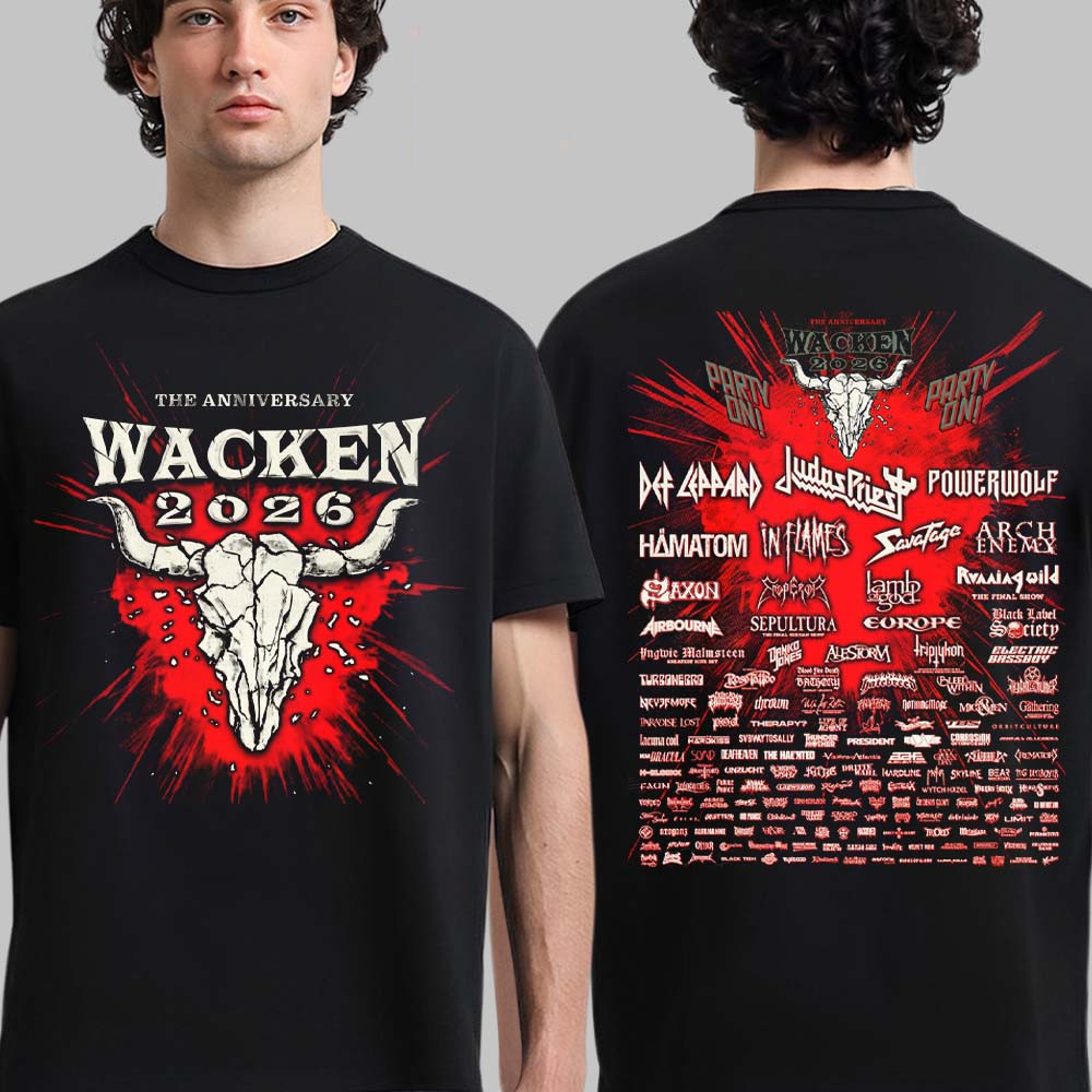 Wacken Open Air 2026 Festival T-Shirt Music Festival Outfit Father's Day Gift