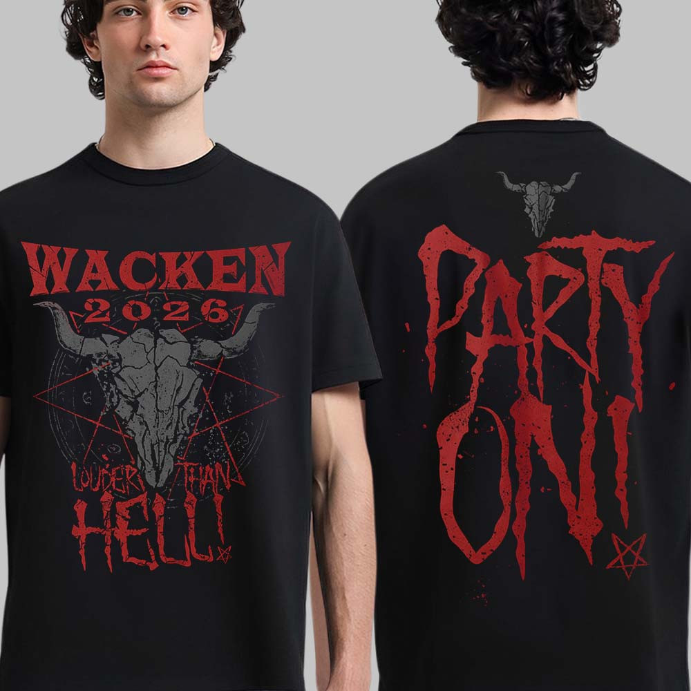 Wacken Open Air 2026 Festival The Anniversary Merch Hell Party T Shirt Music Concert Tee Gift Ideas