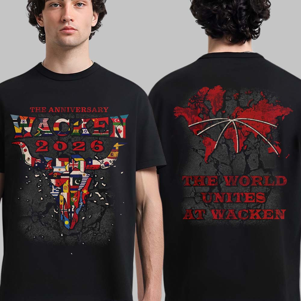 Wacken Open Air 2026 Festival The Anniversary Merch World Unites T-Shirt Best Gift For Music Lover