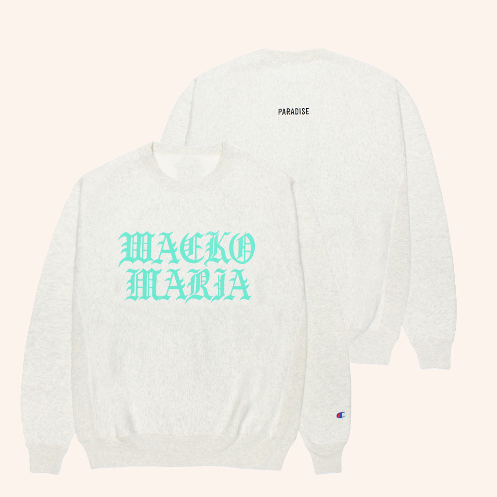 Wacko Maria Merch Champion Paradise Sweatshirt Gifts Ideas For Besties Wacko Maria Merch Champion Paradise Sweatshirt Gifts Ideas For Besties