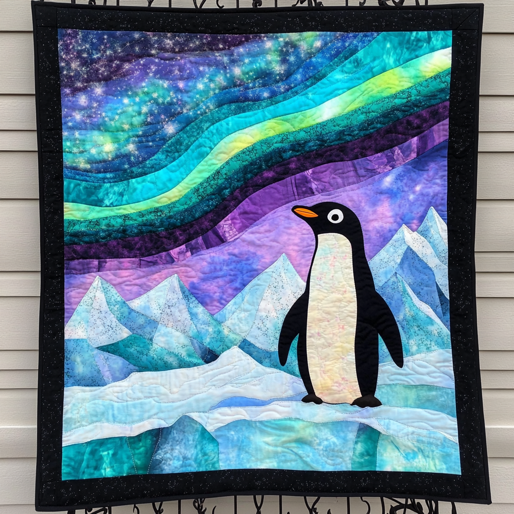 Waddle Wonders Quilted Blanket Penguin Gift Idea