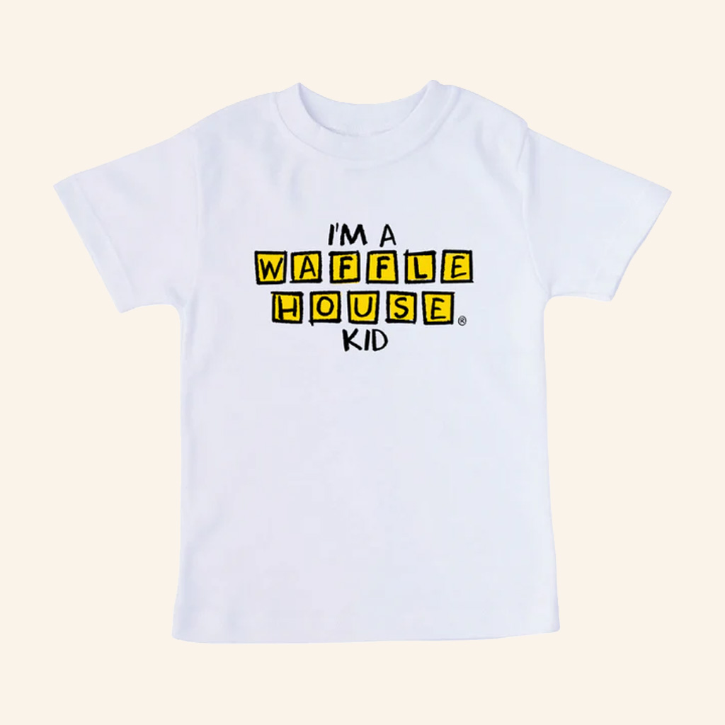 Waffle House Merch I'm A Waffle House Kid Shirt Christmas Present For Friends