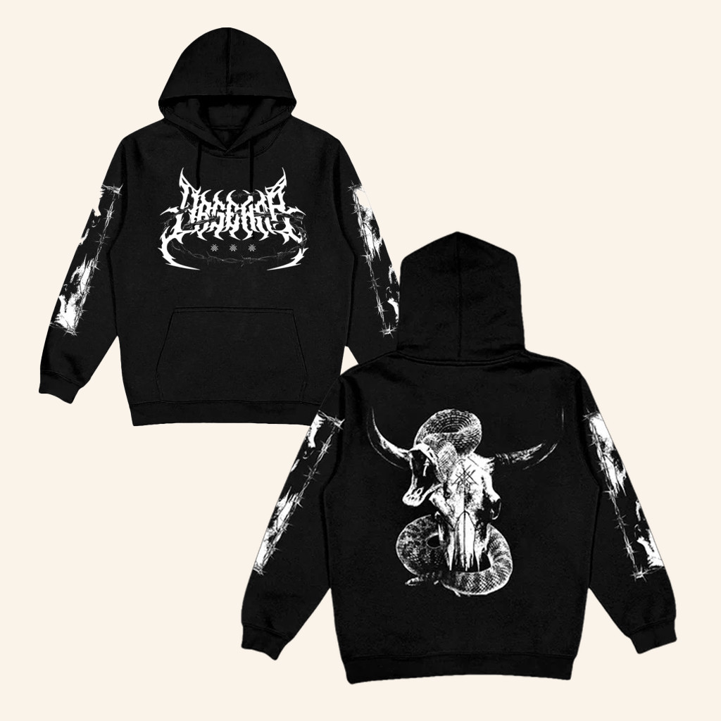 Wage War Band Merch Bull Skull Hoodie Music Related Gifts For Guys Wage War Band Merch Bull Skull Hoodie Music Related Gifts For Guys