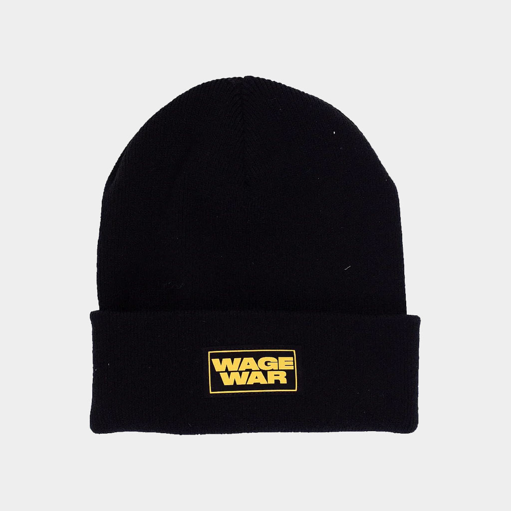 Wage War Merch 2026 Box Logo Beanie Black Best Gifts For Music Lovers