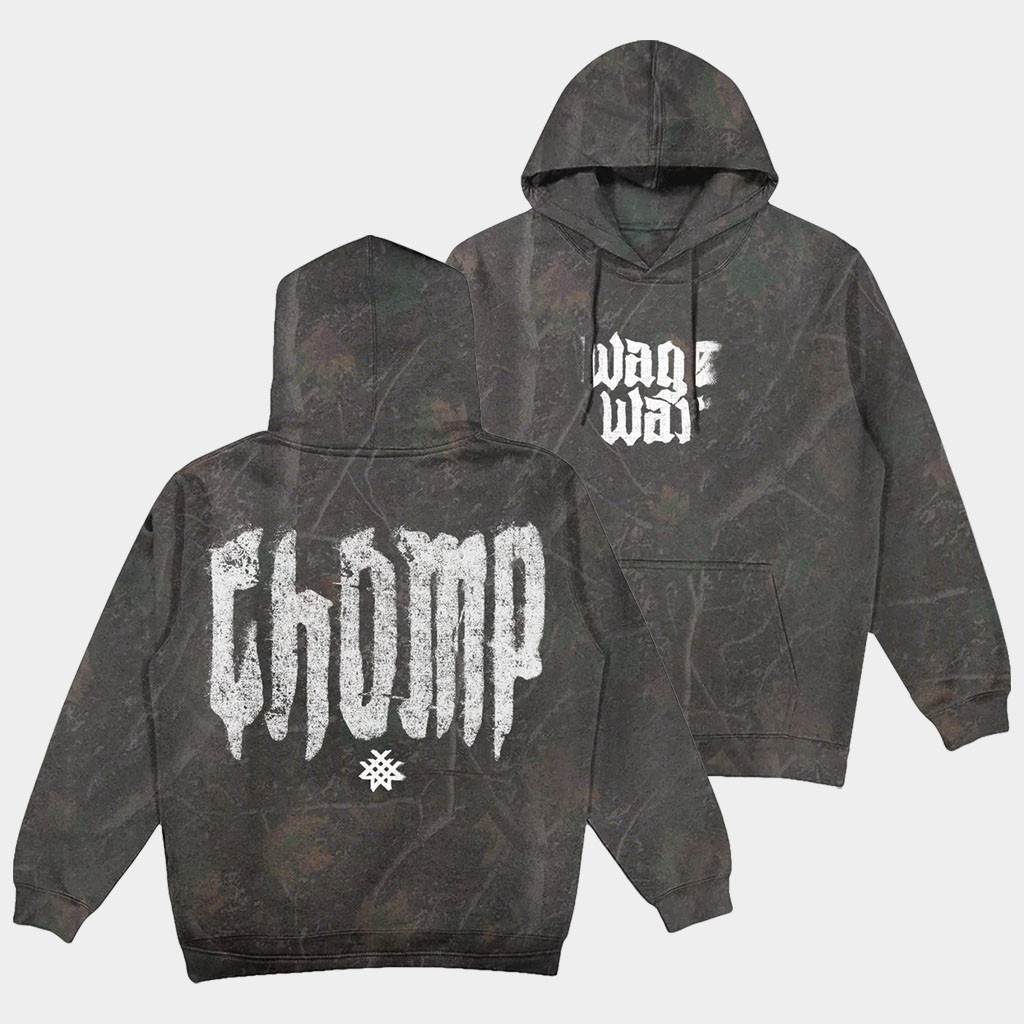 Wage War Merch 2026 Chomp Hoodie Gift Ideas For Music Lovers