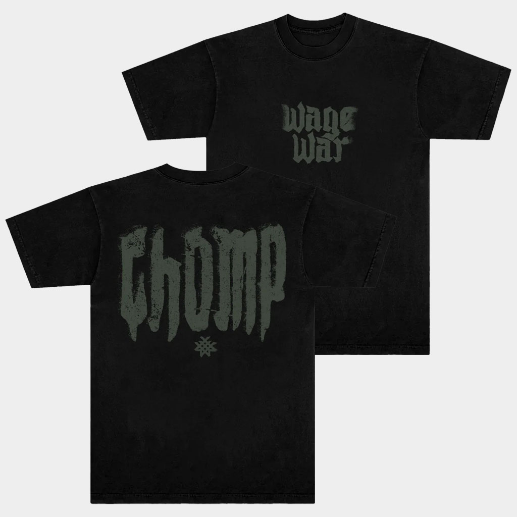 Wage War Merch 2026 Chomp T-Shirt Black Cool Gifts For Music Lovers Wage War Merch 2026 Chomp T-Shirt Black Cool Gifts For Music Lovers