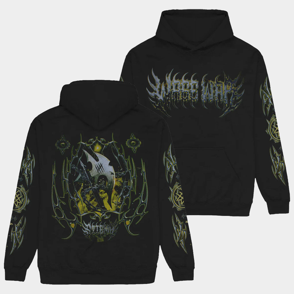 Wage War Merch 2026 Chrome Blade Hoodie Black Gifts For Band Fans