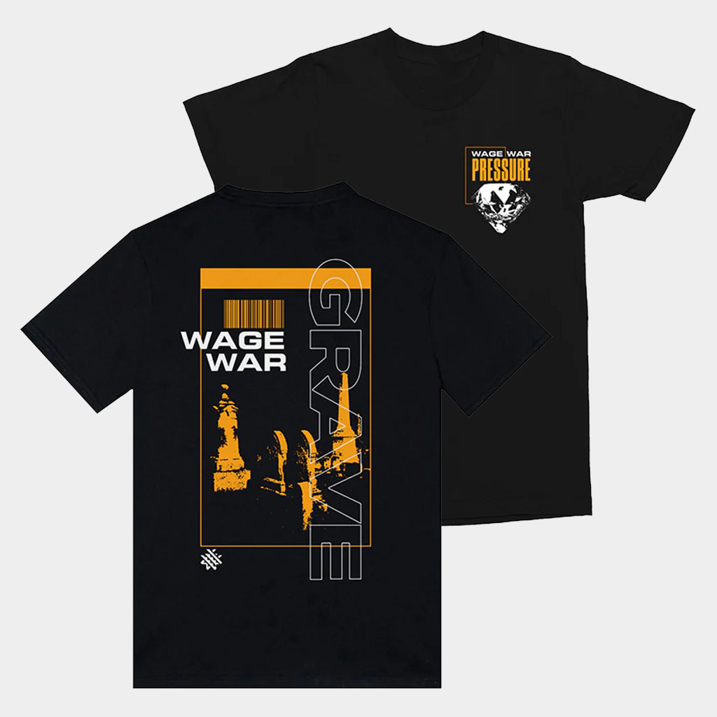 Wage War Merch 2026 Grave T-Shirt Black Presents For Music Lovers