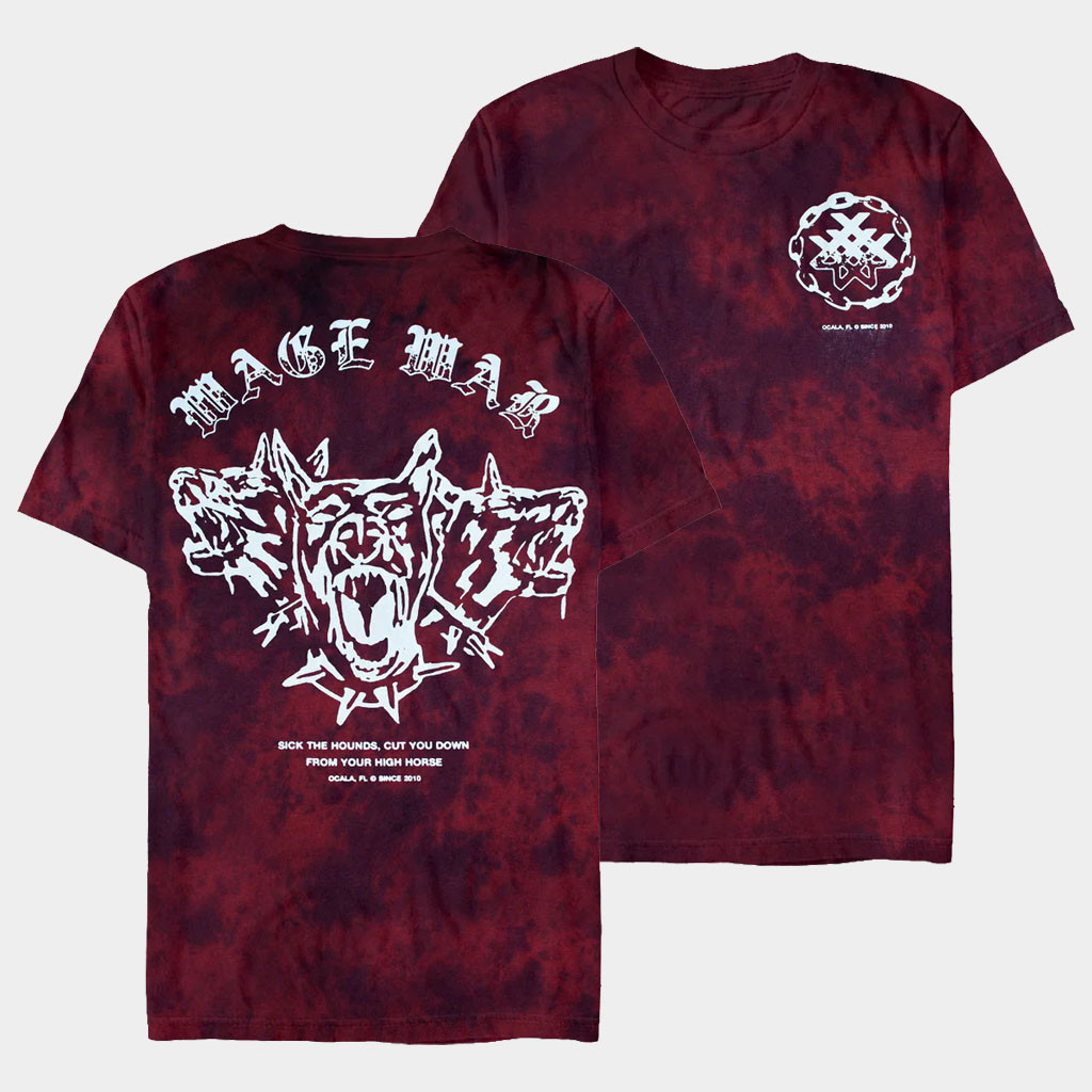Wage War Merch 2026 Hounds Tie Dye T-Shirt Presents For Music Lovers