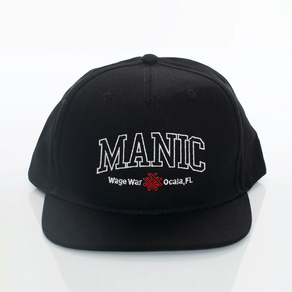 Wage War Merch 2026 Manic Snapback Hat Black Music Lover Gift Ideas For Him