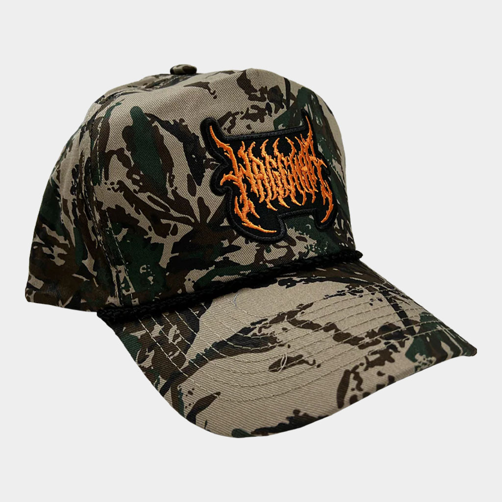 Wage War Merch 2026 Metal Logo Camouflage Hat Embroidered Gifts For Dudes
