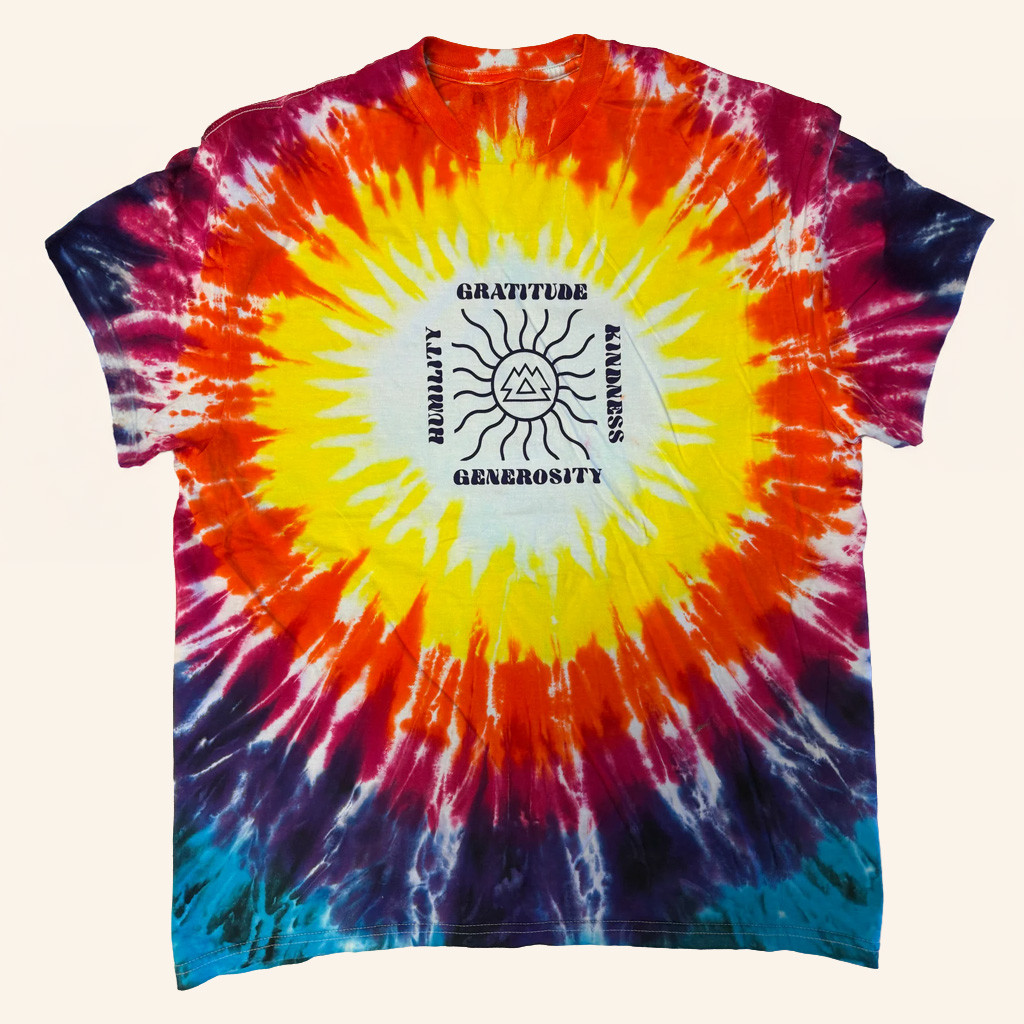 Wakaan Merch LE WAKAAN Mantra Tie Dye T-Shirt Best Birthday Gift For Husband Wakaan Merch LE WAKAAN Mantra Tie Dye T-Shirt Best Birthday Gift For Husband