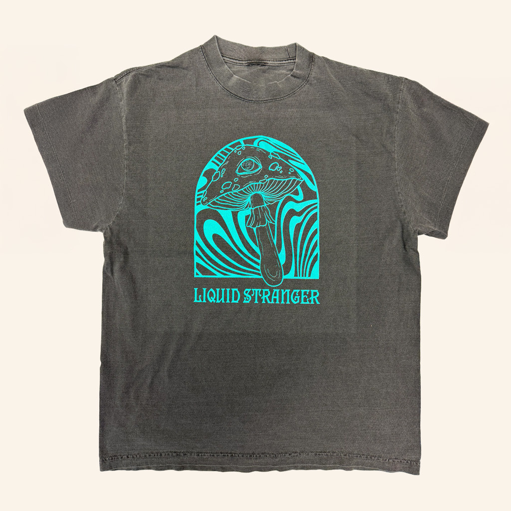 Wakaan Merch Liquid Stranger Color Changing Ink Shroom T-Shirt Gifts For Friends