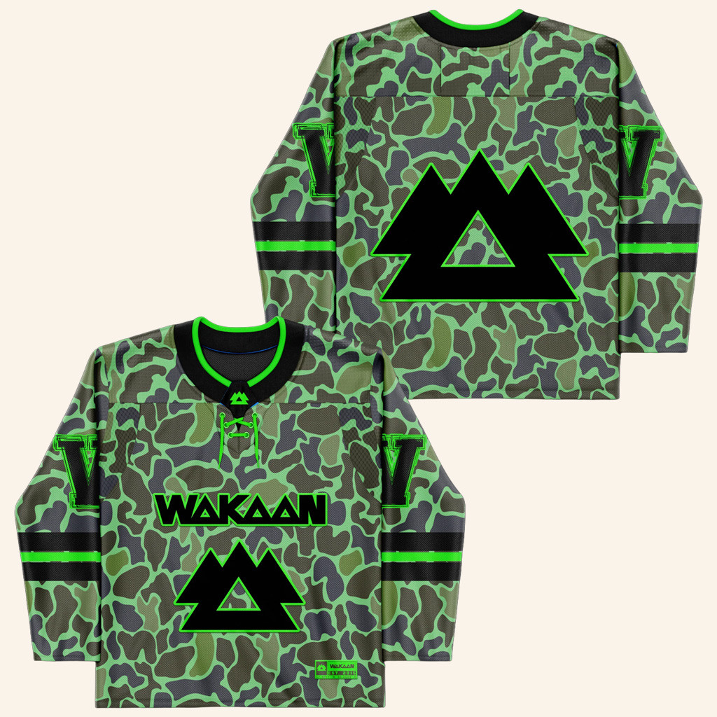 Wakaan Merch WAKAAN Duck Camo Greenery Hockey Jersey Christmas Ideas For Him