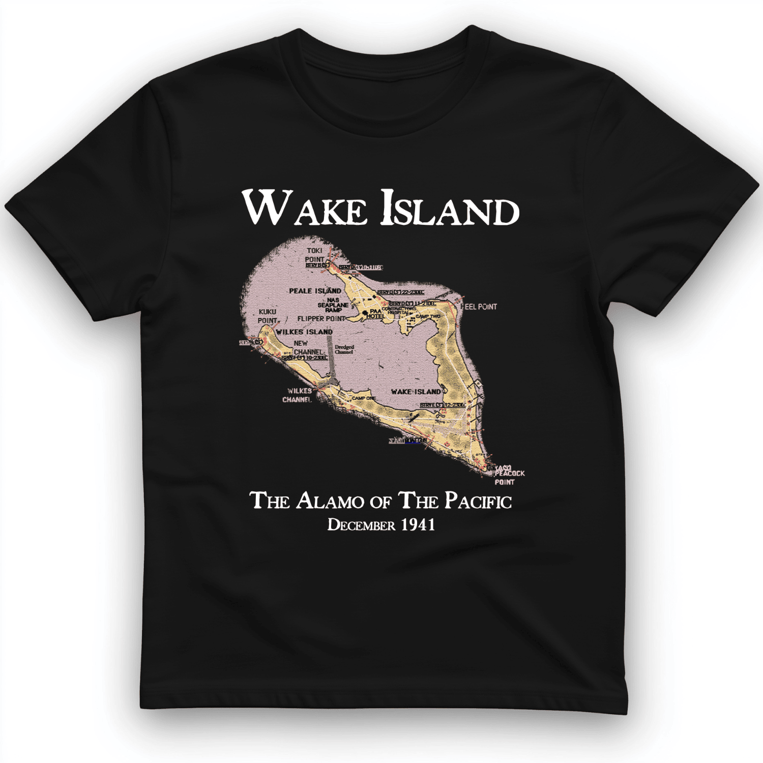 Wake Island The Alamo Of The Pacific T-Shirt Sarcastic Clothes Gifts For Men
