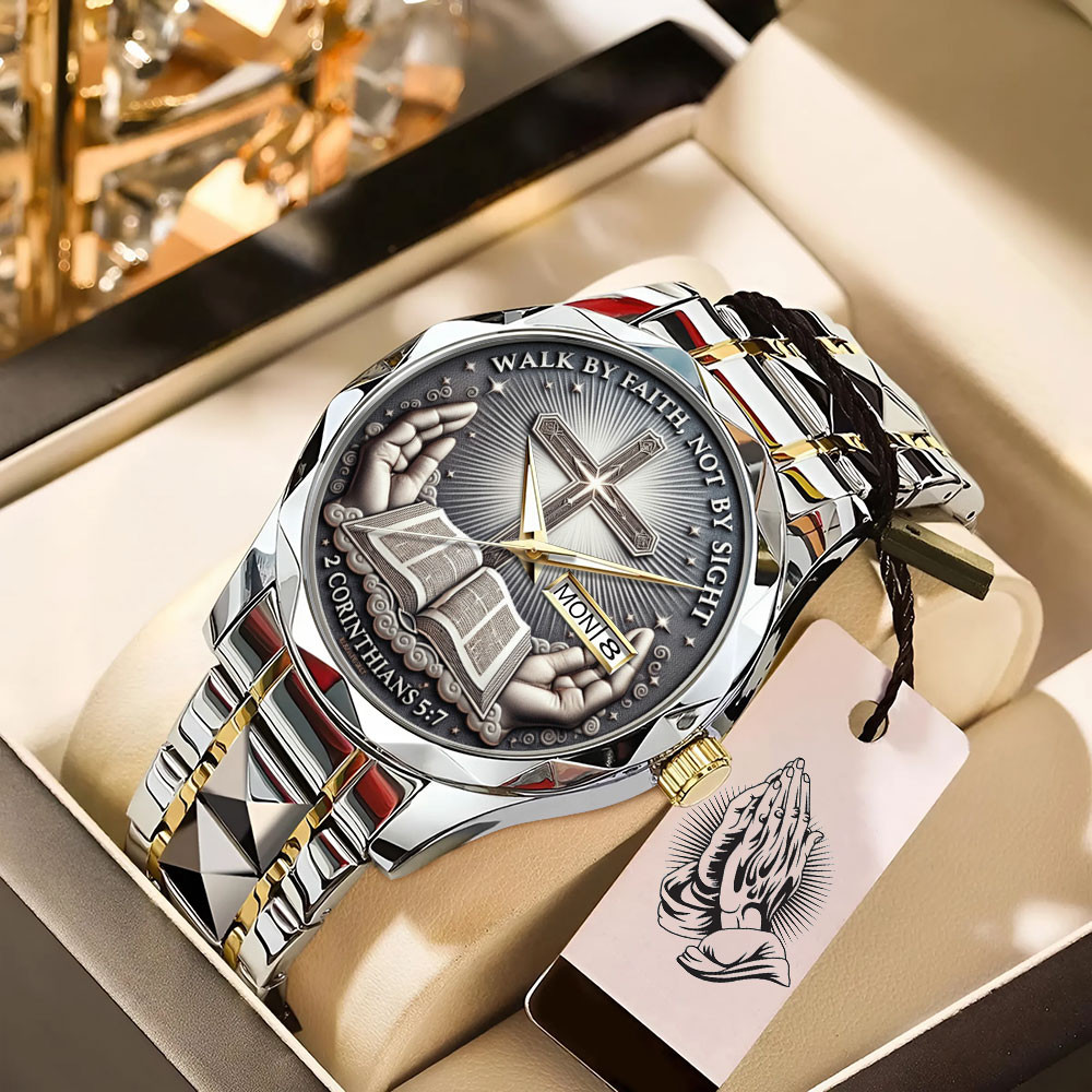 Walk By Faith Not By Sight Watch Bible Verse Watch Presents For Christians