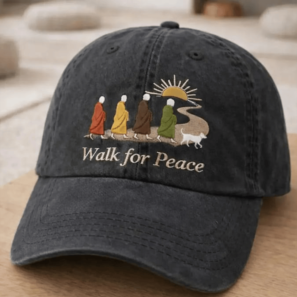 Walk For Peace Hat Buddhist Monks Walk For Peace Baseball Cap Spiritual Gifts