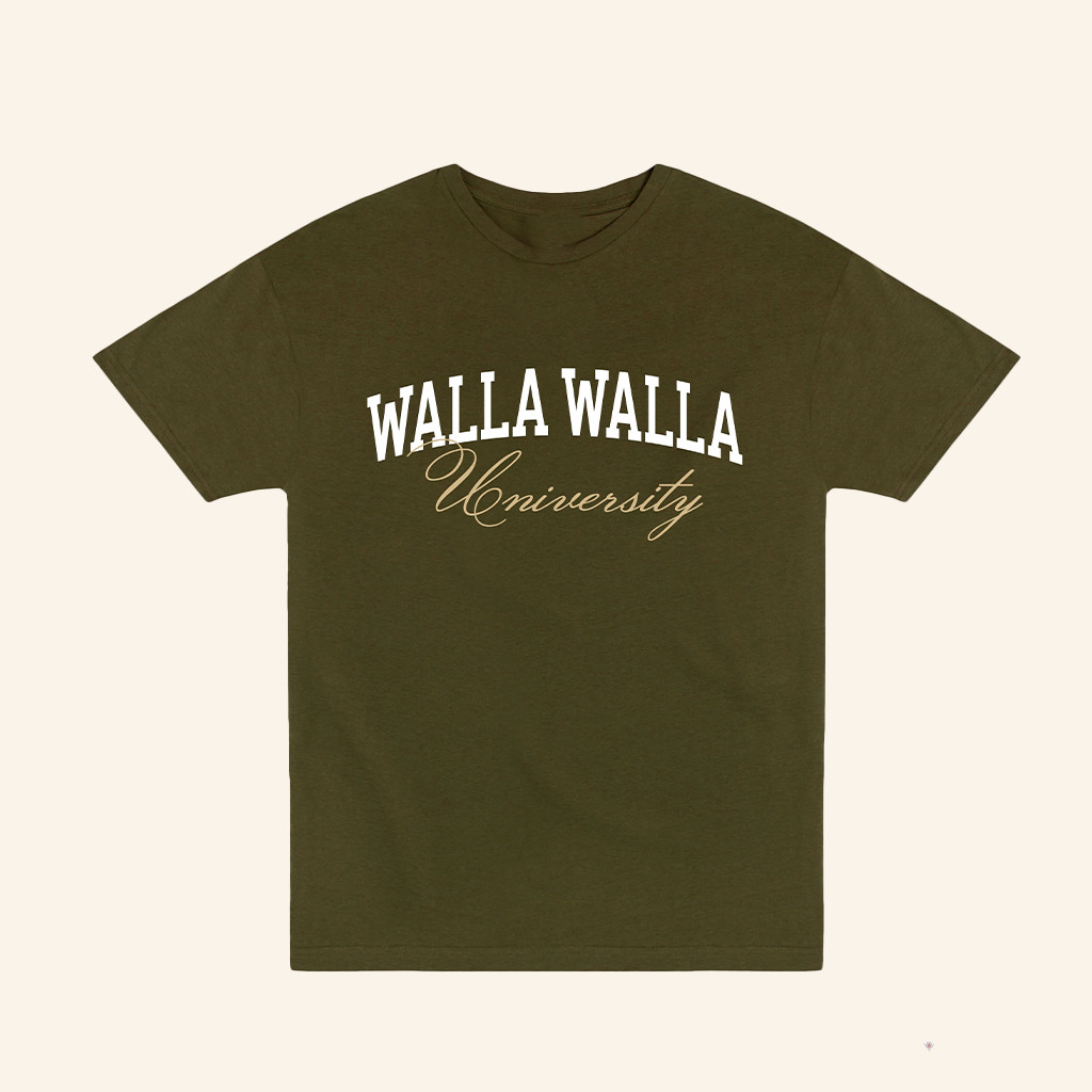 Walla Walla Gear Merch Walla Walla University Script T-Shirt Gifts For Friend