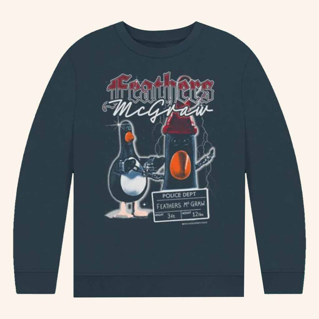 Wallace And Gromit Merch Feathers Mcgraw 90S Vintage Bootleg Sweatshirt Gifts For Dad Wallace And Gromit Merch Feathers Mcgraw 90S Vintage Bootleg Sweatshirt Gifts For Dad