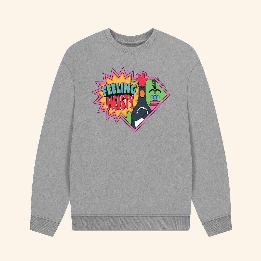 Wallace And Gromit Merch Feeling Heisty Sweatshirt Gift Ideas For Friends