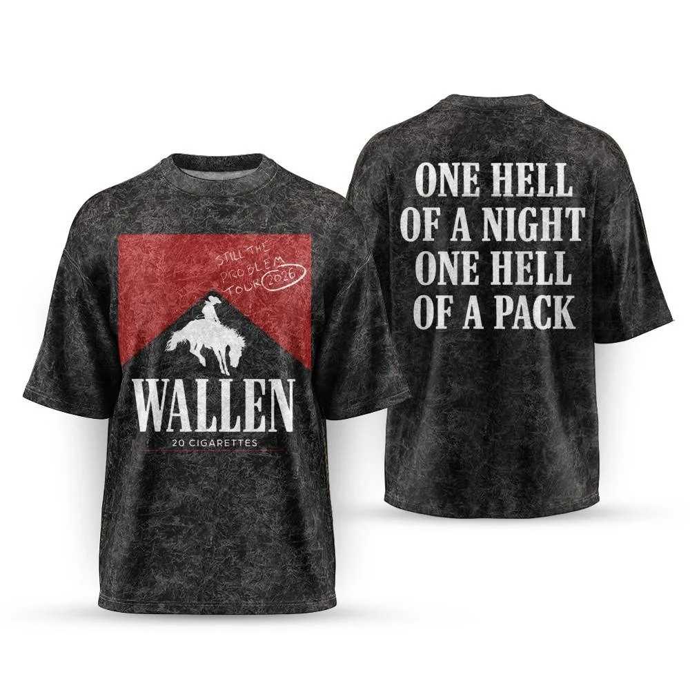 Wallen 20 Cigarettes T-Shirt Morgan Wallen 2026 Tour Merch Country Music Fans Gifts