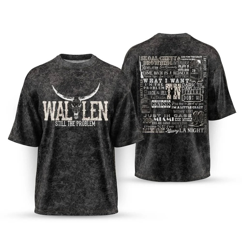 Wallen Still The Problem T-Shirt Country Music Themed Graphic Shirt Morgan Wallen Fans Gifts