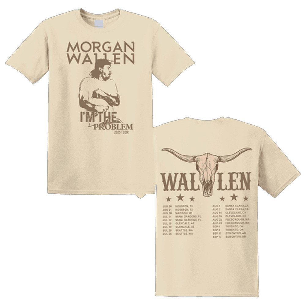 Wallen Tour 2025 Merch T-Shirt I'm The Problem Gifts For Western Country Music Lovers Fans