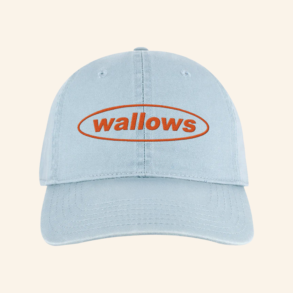 Wallows Merch Oval Logo Embroidered Hat Wallows Hat Gifts For Rock Fans