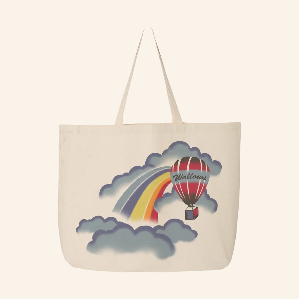 Wallows Merch Rainbow Tote Bag Birthday Gifts For Music Lovers