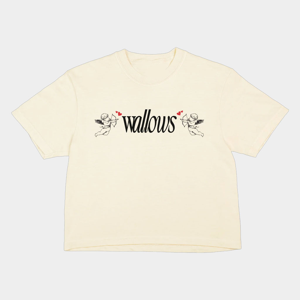 Wallows Merch Wallows Angel Cropped Shirt Valentine Day Gifts For Her