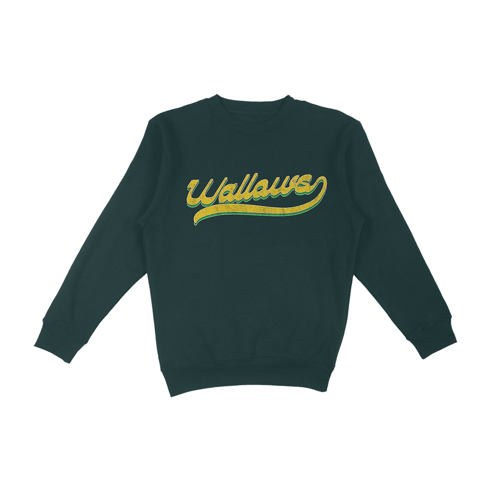 Wallows Tour Merch Baseball Script Crewneck Sweatshirt Concert The Wallows Band Fan Gifts