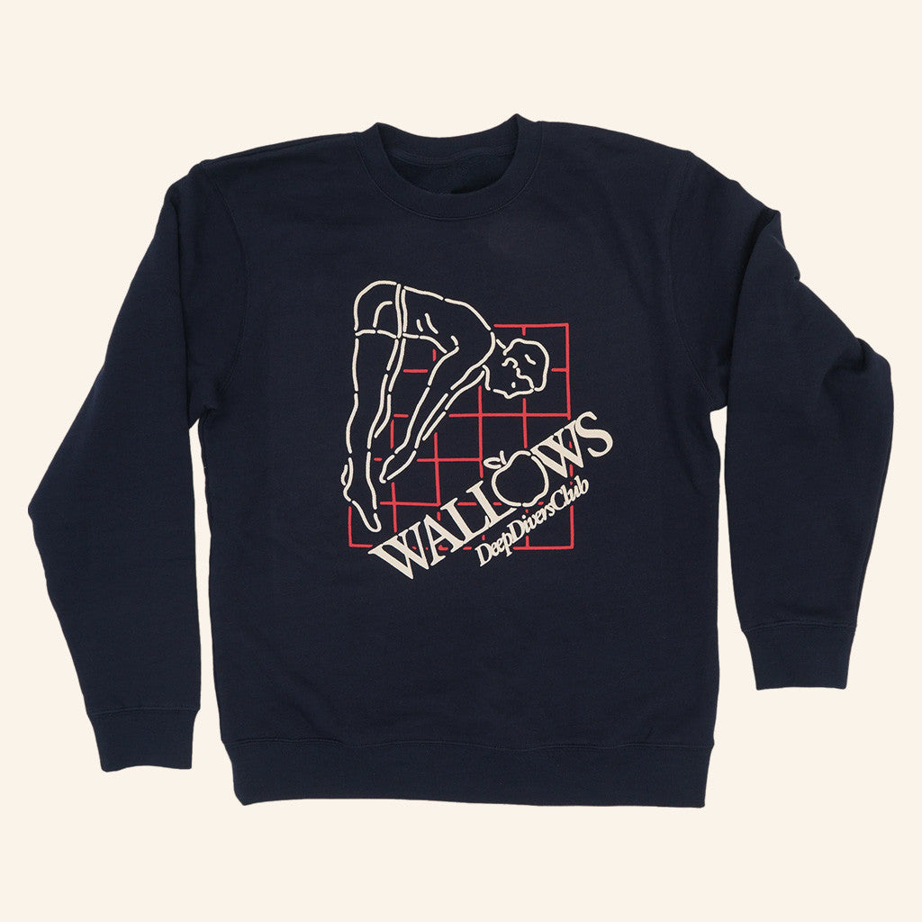 Wallowsmusic Merch Divers Club Crewneck Sweatshirt Gifts For Dudes