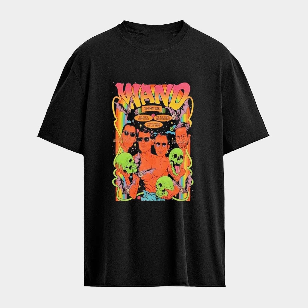 Wand Tour Jan 2026 California T Shirts Wand Merch Birthday Gifts For Music Lovers
