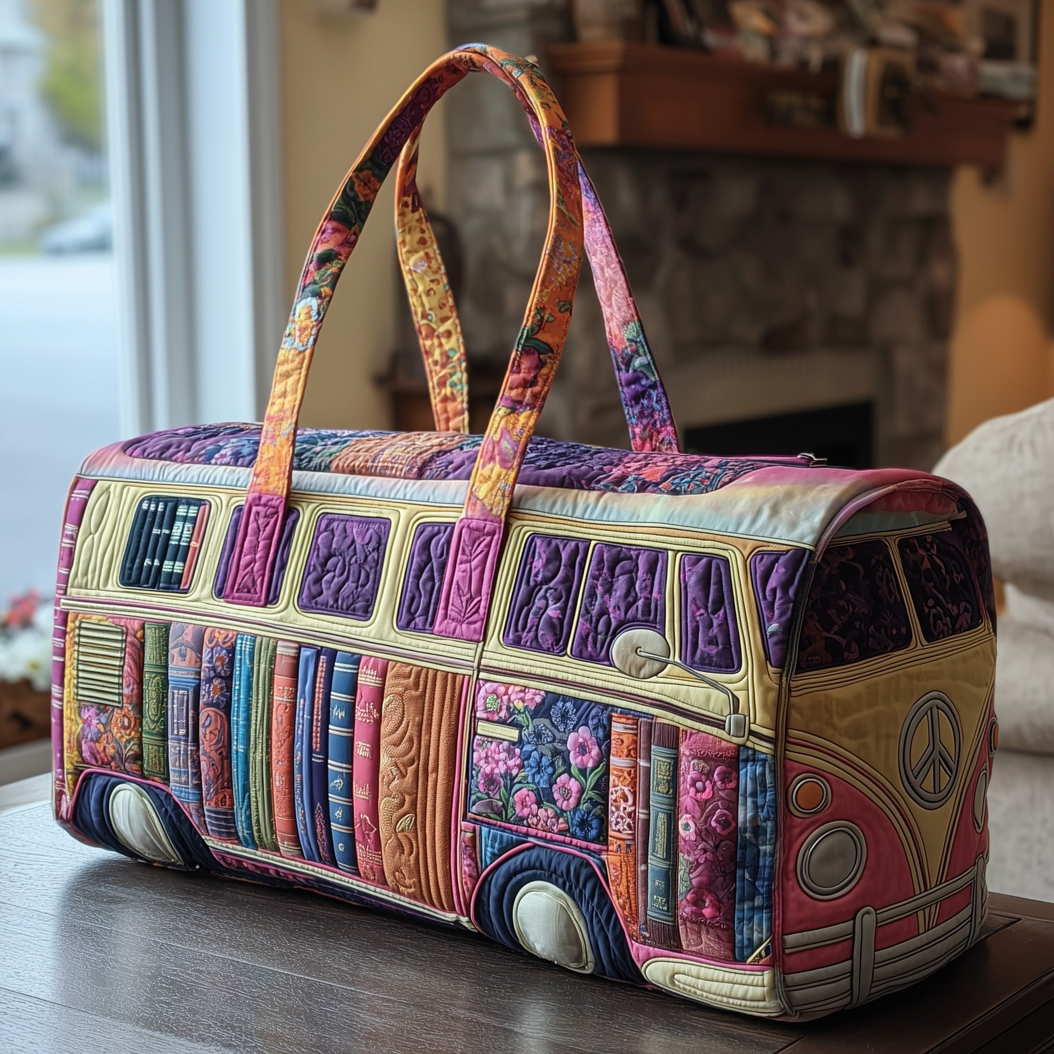 Wander Van Quilted Duffle Bag Anniversary Gift Idea